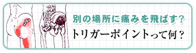 別の場所に痛みを飛ばす？トリガーポイントって何？